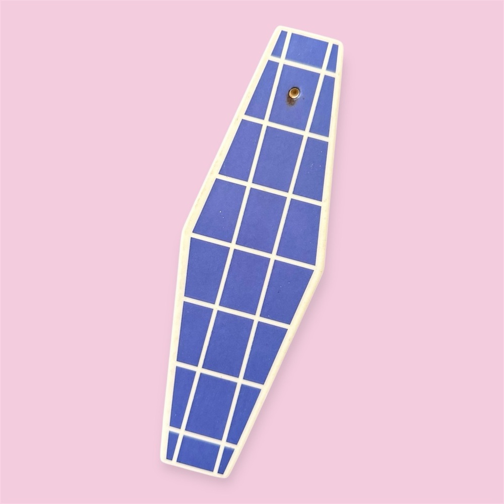 Blue windowpane incense holder · Xenia Taler